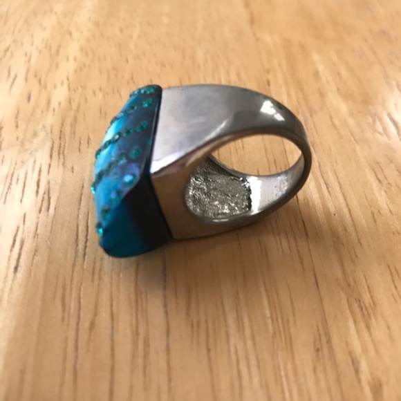 Handmade Size 7 Ring Turquoise Color - Picture 6 of 8